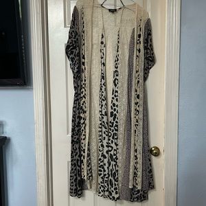Leopard full length topper— boutique!